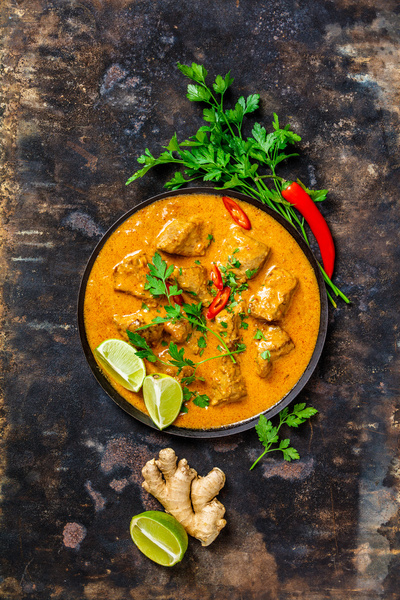 Vino per pollo al curry